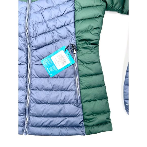 Columbia Women's Powder Lite II Full Zip Jacket Nocturnal and Spruce NWT $160 - Picture 7 of 13